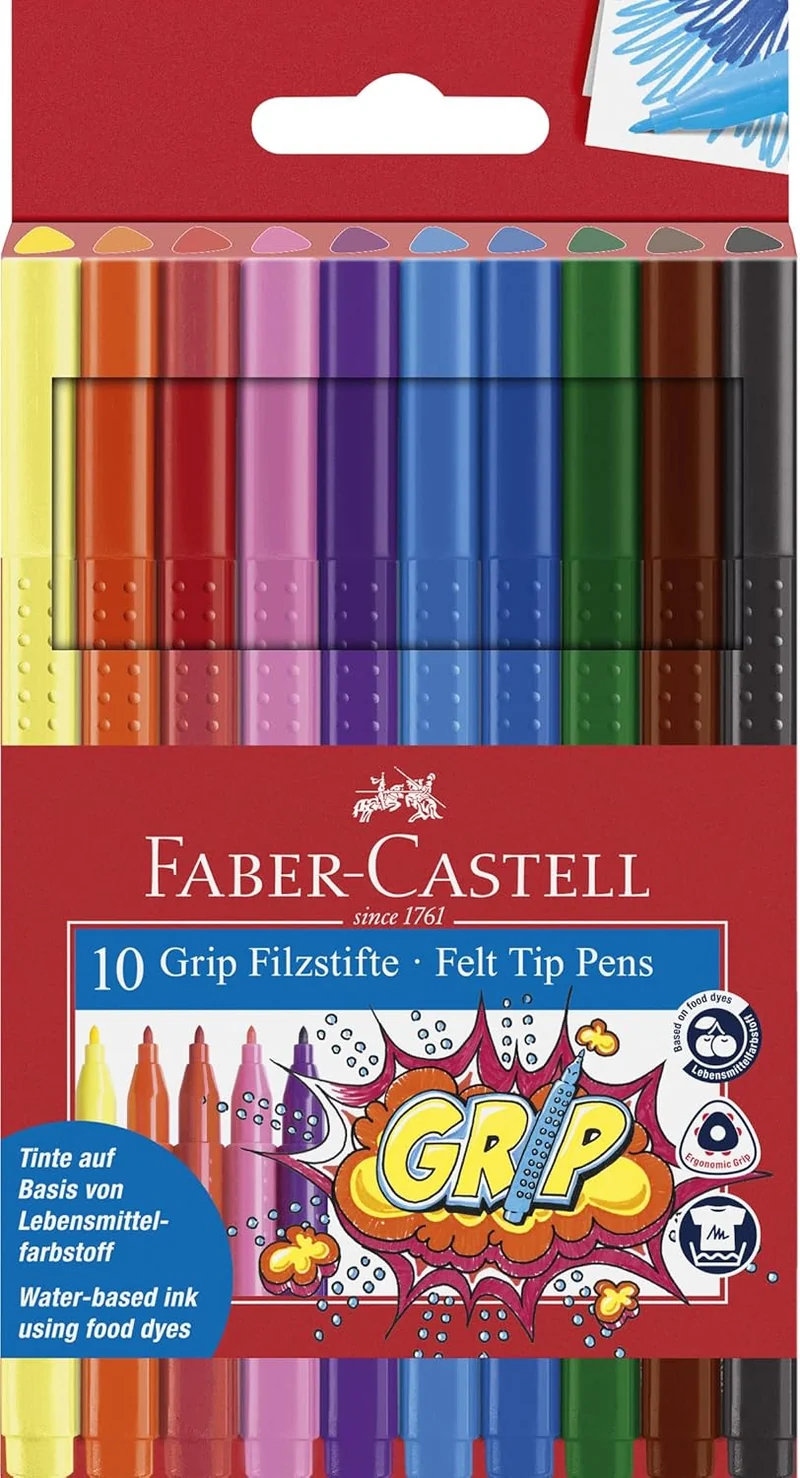 Faber-Castell Grip Colour Marker 10er Set