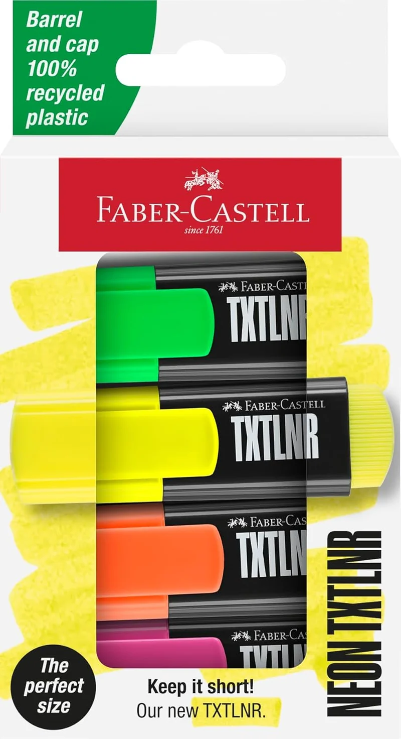 Faber-Castell Textmarker TXTLNR SF 4er Set