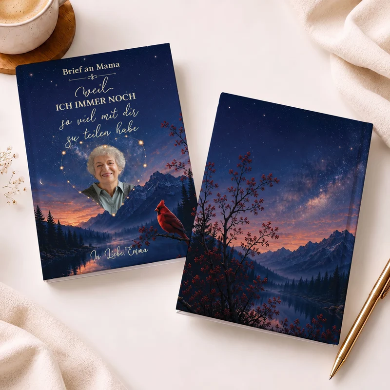 Weil Ich Immer Noch So Viel Mit Dir Zu Teilen Habe - Personalisierte Trauergeschenke | Notizbuch A5 Foto