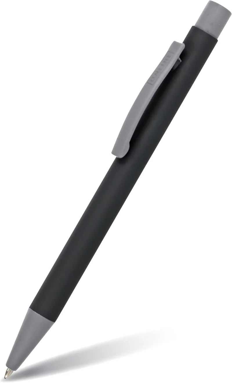 ONLINE PEN Druckkugelschreiber Soft Metal Pure Black