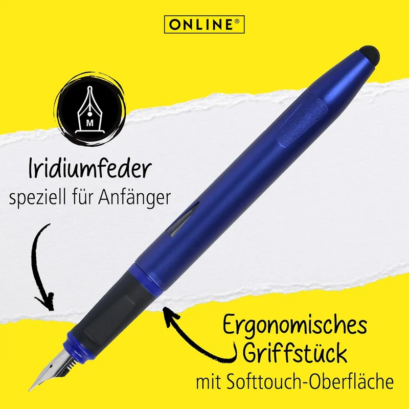 ONLINE Switch Starter Set Bright Blue – Füller & Rollerball