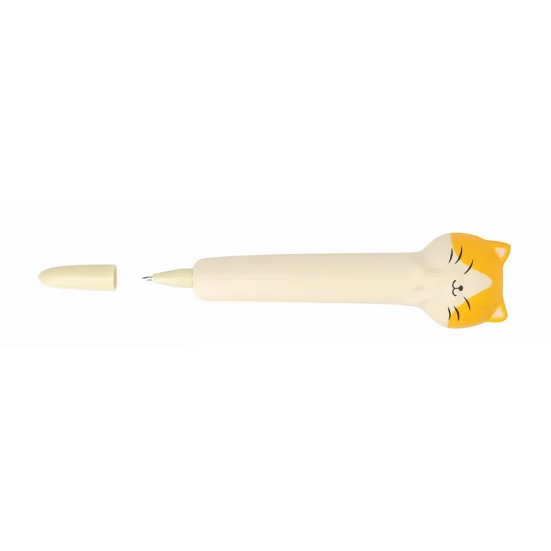 ONLINE PEN Squishy Kugelschreiber Katze Creme Anti-Stress