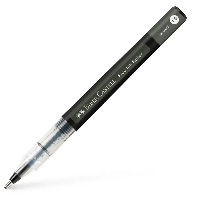 FABER-CASTELL Free Ink Tintenroller 1,5mm grau schwarz
