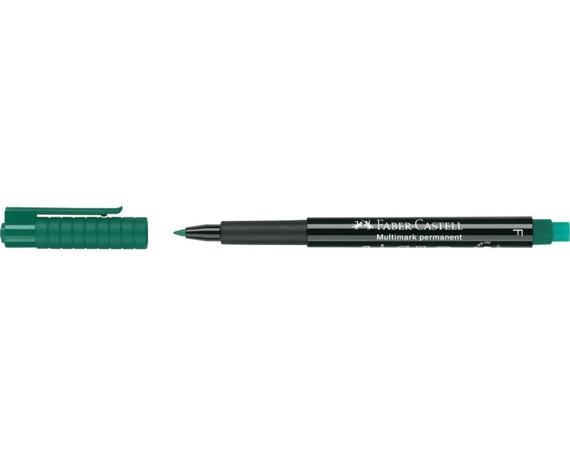 FABER-CASTELL Permanentmarker Multimark F grün