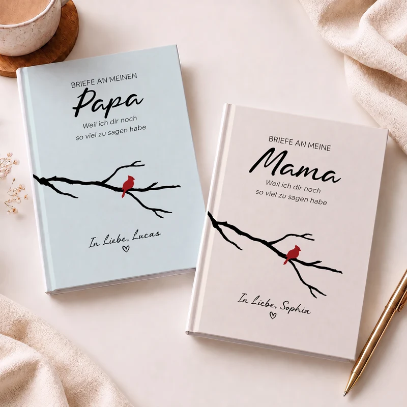 Weil Ich Dir Noch So Viel Zu Sagen Habe - Personalisierte Trauergeschenke | Notizbuch A5