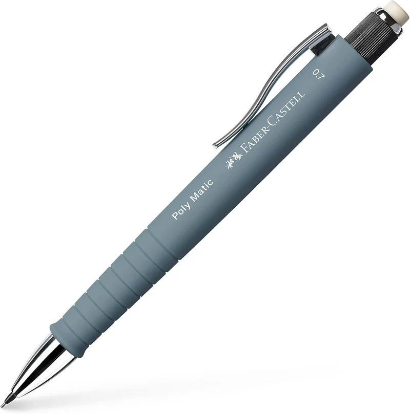 Faber-Castell Poly GRIP Matic Druckbleistift 0,7mm Grau