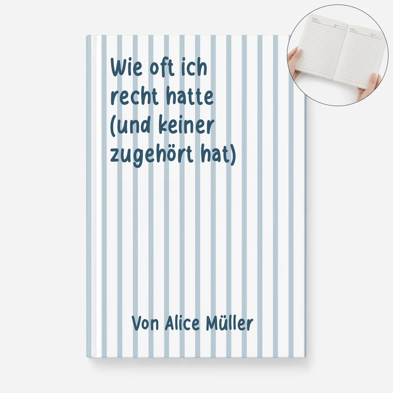 Wie Oft Ich Recht Hatte (Und Keiner Zugehört Hat) - Lustige Personalisierte Geschenke | Notizbuch A5 Kollegen