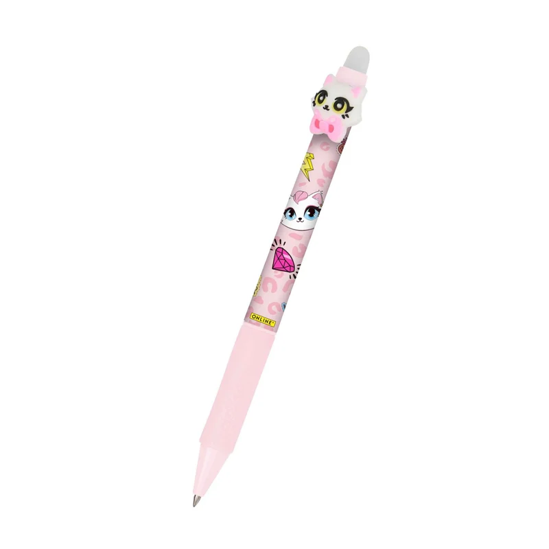 Gelschreiber magiXX Fun Kitten radierbar blau 0,7mm nachfüllbar