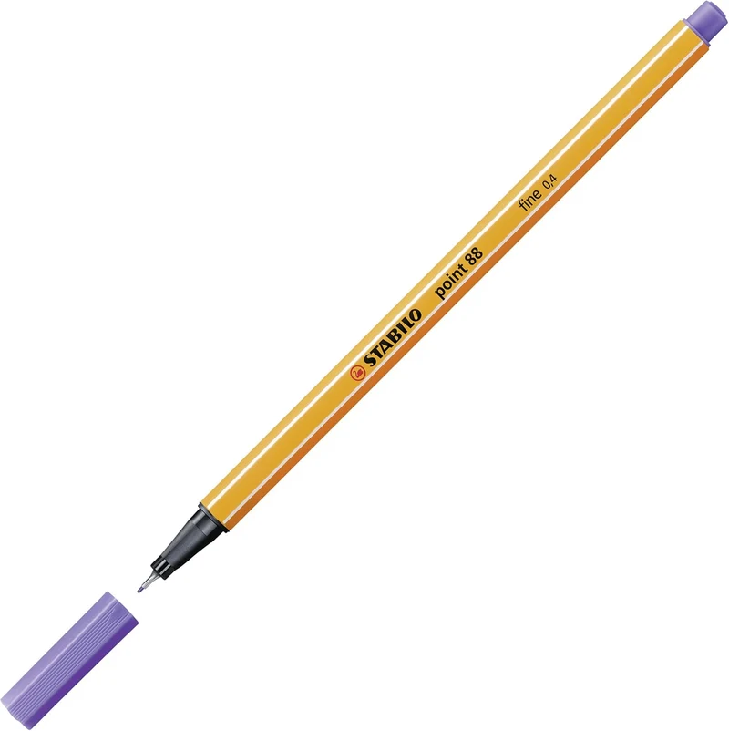 STABILO point 88 Fineliner - Flieder - Präzise Linien für Profis