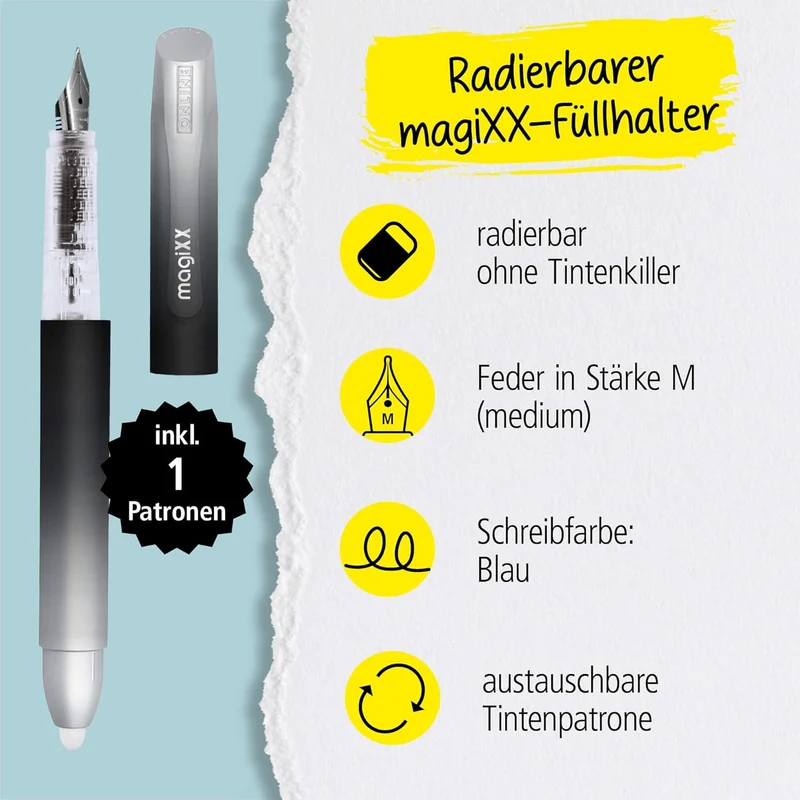 ONLINE Füllhalter MagiXX Turquoise - Schulfüller für Kinder