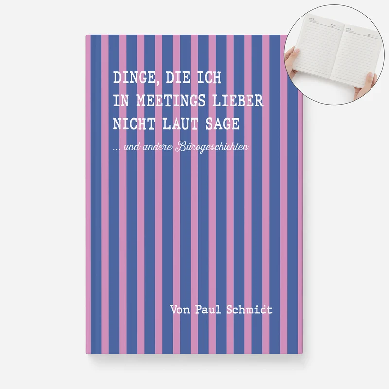 Lustige Bürosprüche - Personalisiertes Geschenk | Notizbuch A5 Arbeitskollegen