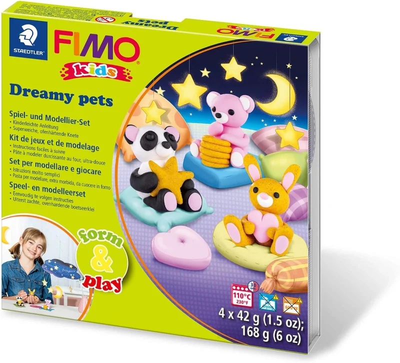 FIMO kids Dreamy Pets - Modellierset für kreative Kinder