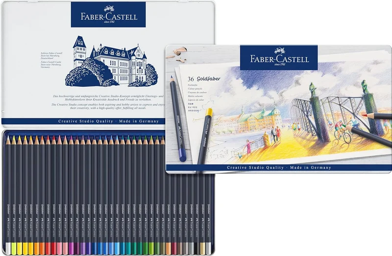 Faber-Castell Goldfaber 36 Farbstifte im Metalletui