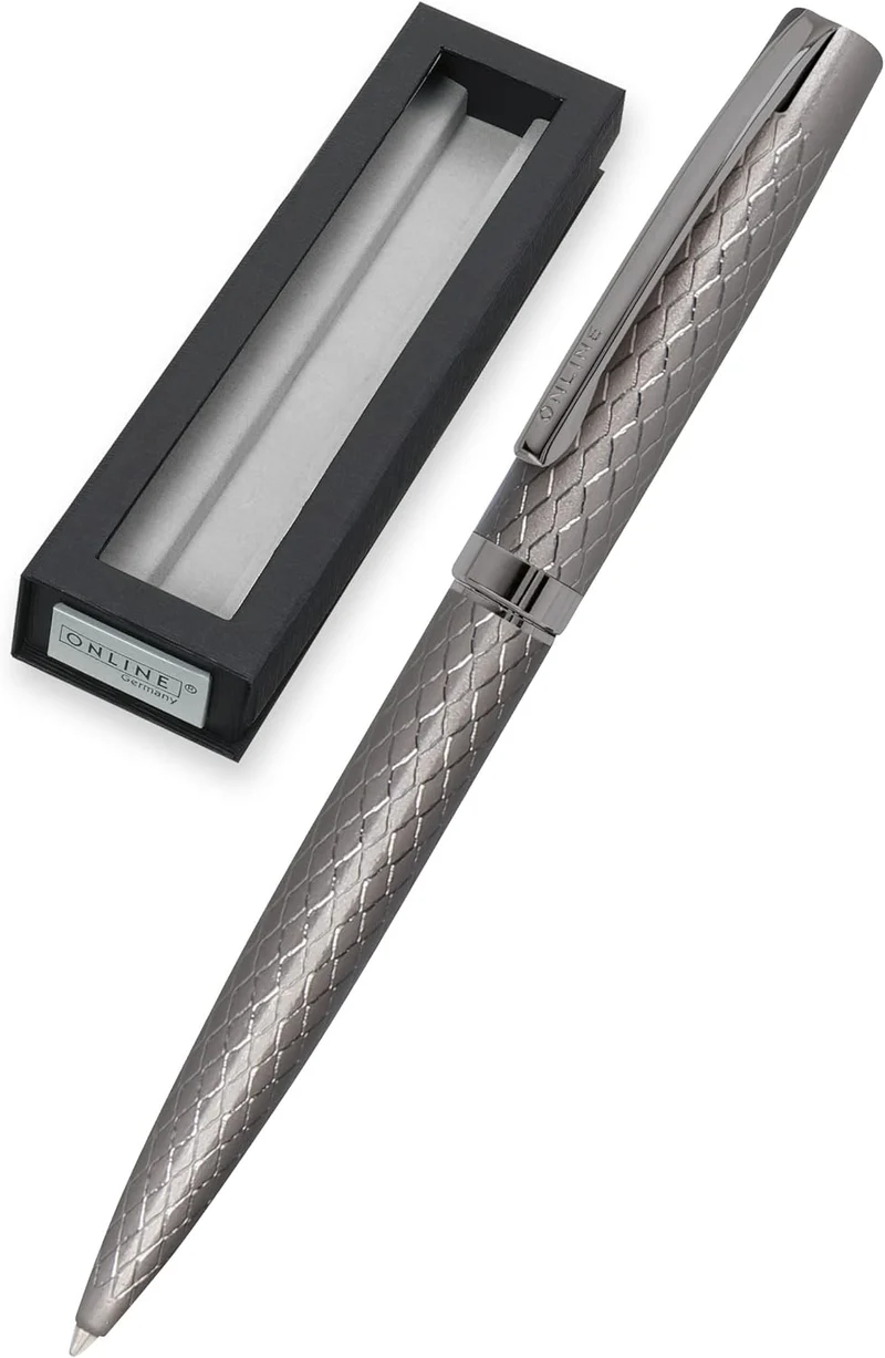 ONLINE Eleganza Diamond Titan - Premium Metall-Kugelschreiber mit Drehmechanik
