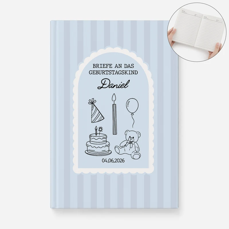 Briefe An Das Geburtstagskind - Personalisierte Geburtstagsgeschenke | Notizbuch A5