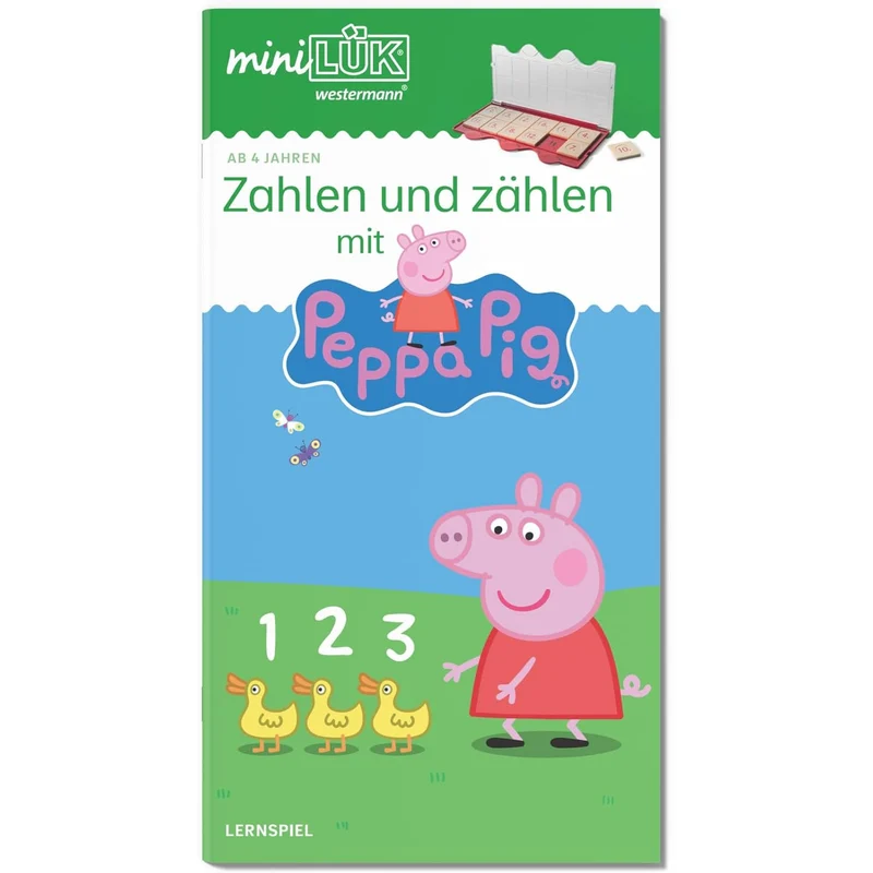 miniLÜK Zahlen & zählen mit Peppa Pig - Vorschule ab 5 Jahre