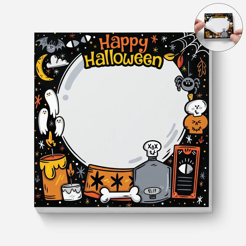 Happy Halloween - Personalisiertes Geschenk | Haftnotizen