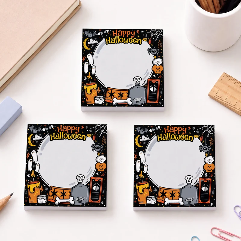 Happy Halloween - Personalisiertes Geschenk | Haftnotizen
