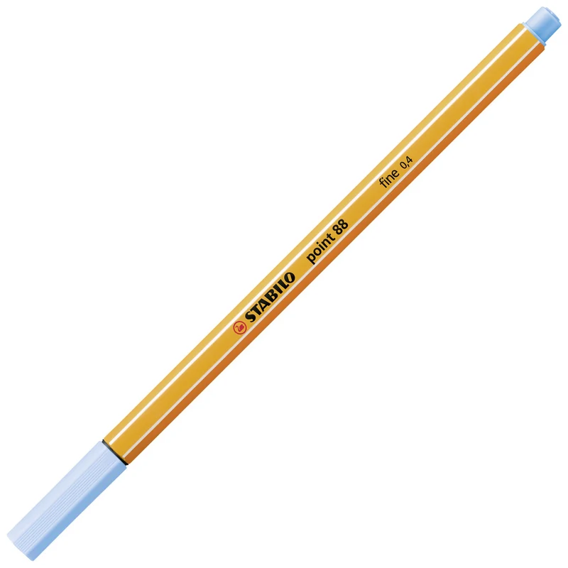 STABILO point 88 Fineliner - Präzise 0,4mm Spitze in Eisblau