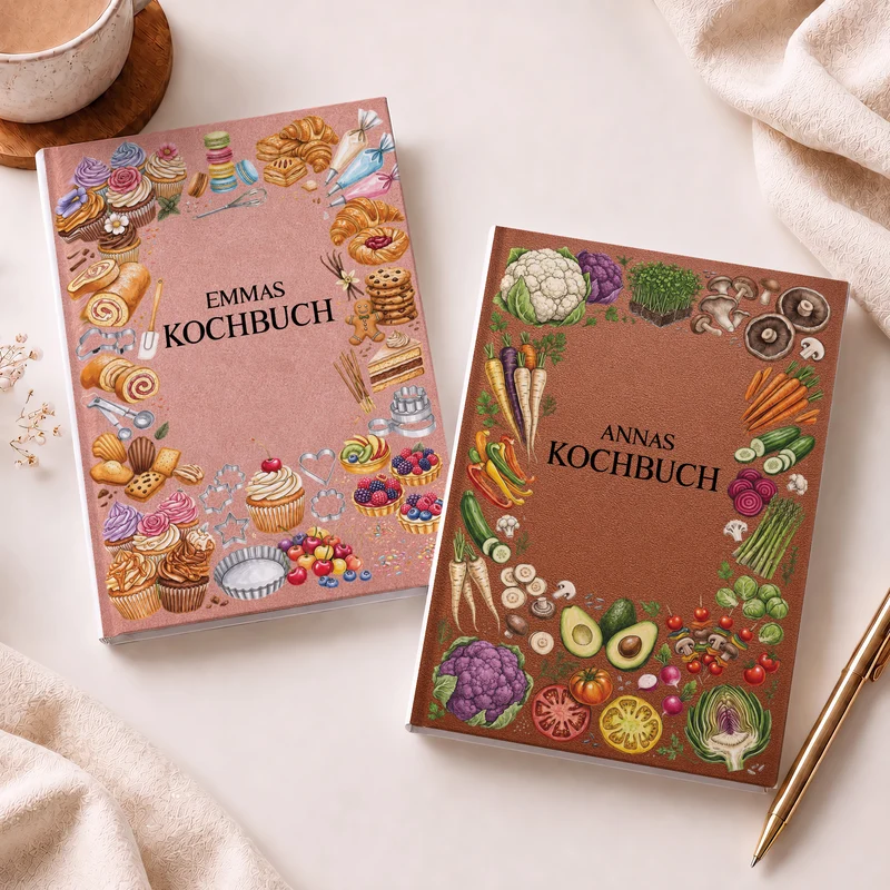 Kochbuch - Personalisiertes Geschenk | Notizbuch A5