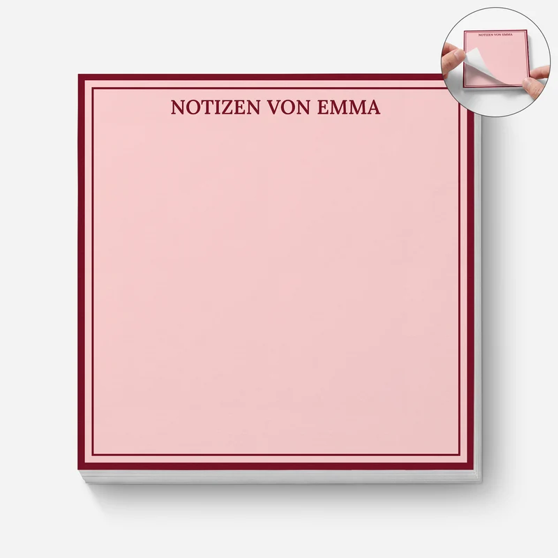 Name - Personalisiertes Geschenk | Haftnotizen