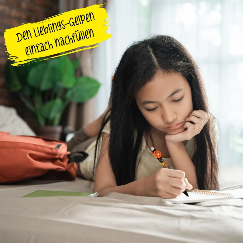 ONLINE Tintenroller Colored Heart - radierbar, blau, 0,7mm