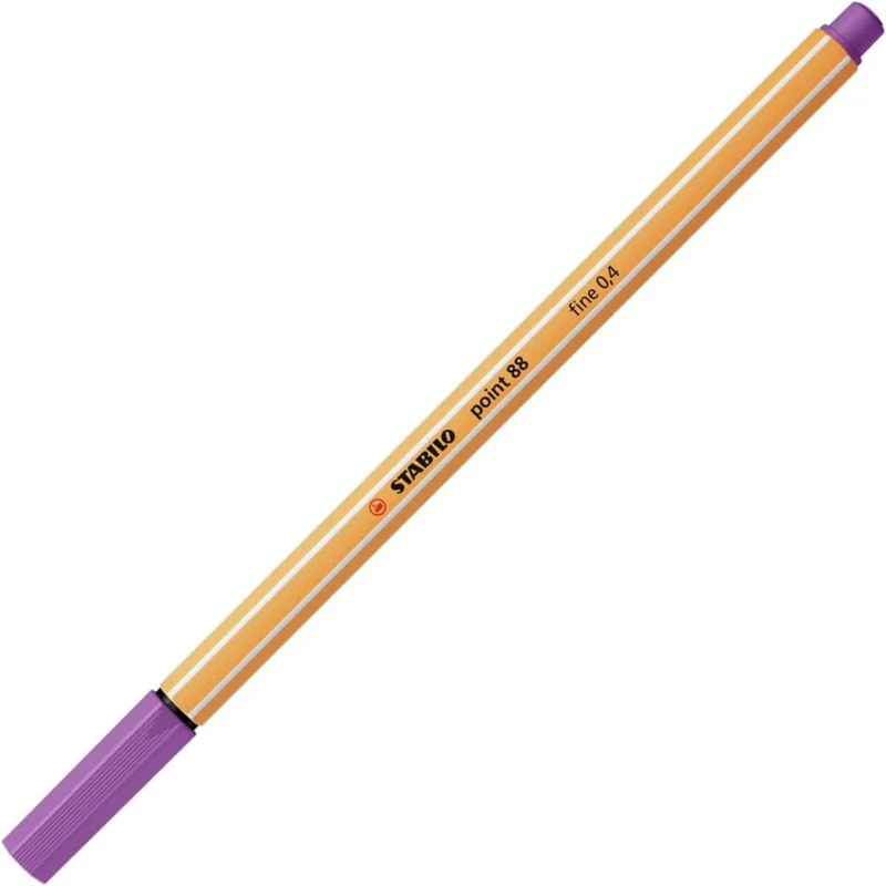 STABILO point 88 Fineliner - Pflaume - Präzise Linienführung für Profis