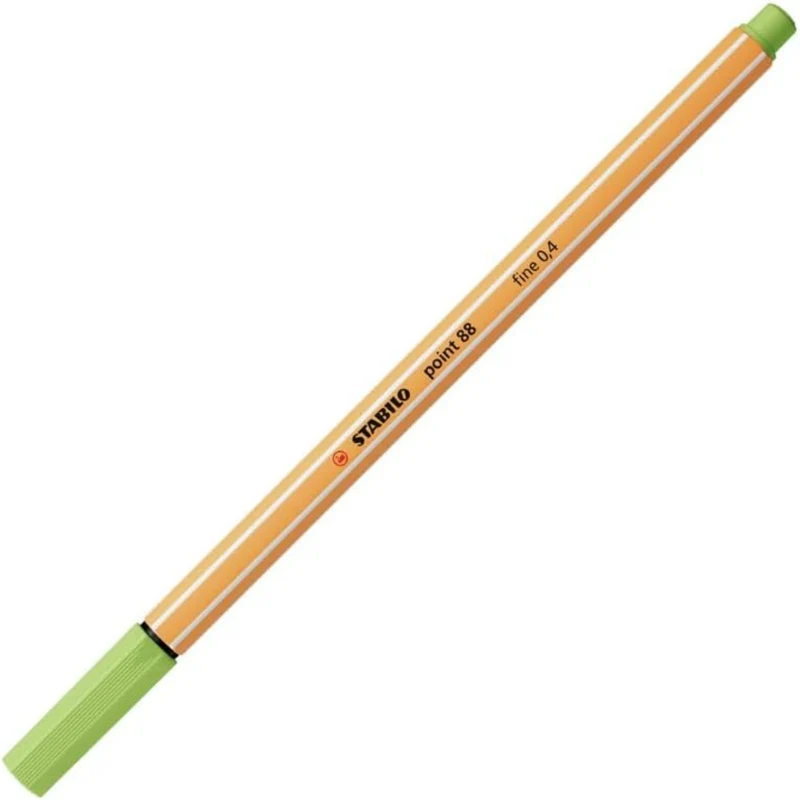 STABILO point 88 Fineliner - Pistazie Grün - Präzise 0,4mm Spitze