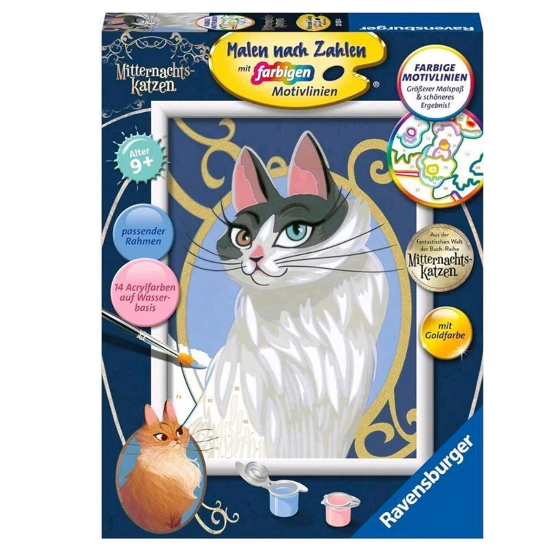 Ravensburger Malen nach Zahlen - Königin Quinn 20133 | Premium Malset für Erwachsene