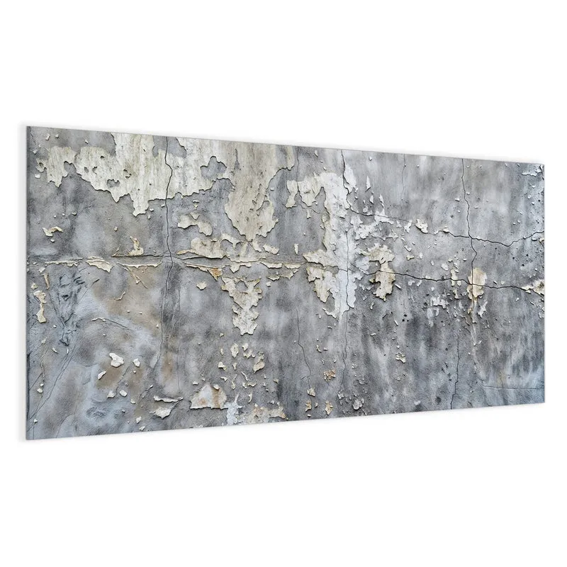 Glas Magnettafel - Abblätternde Wand