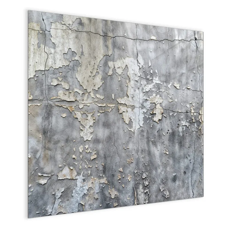Glas Magnettafel - Abblätternde Wand