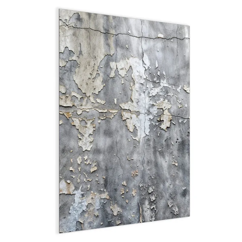 Glas Magnettafel - Abblätternde Wand