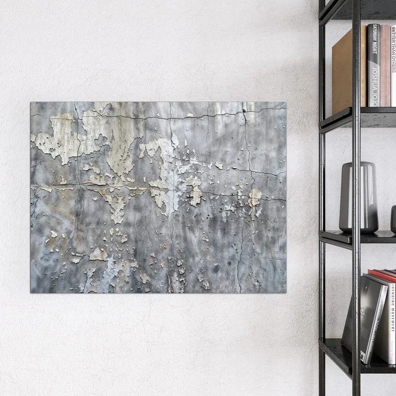 Glas Magnettafel - Abblätternde Wand