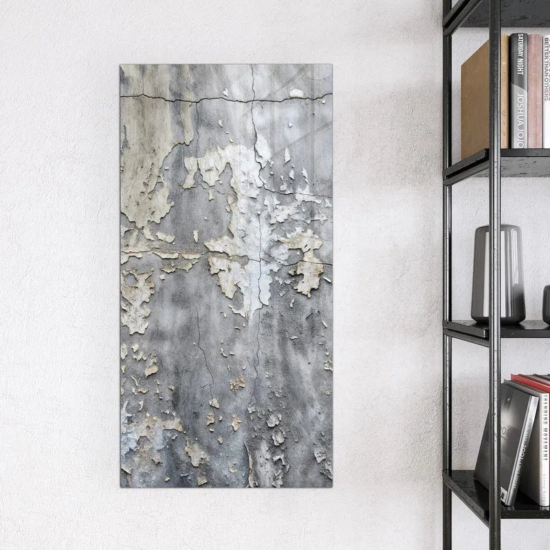 Glas Magnettafel - Abblätternde Wand
