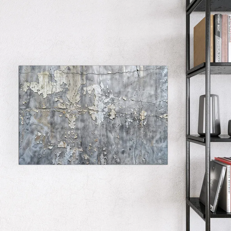 Glas Magnettafel - Abblätternde Wand