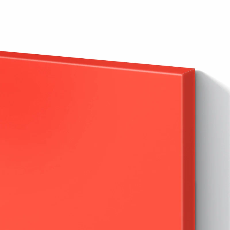 Metall Magnettafel - Tomatenrot