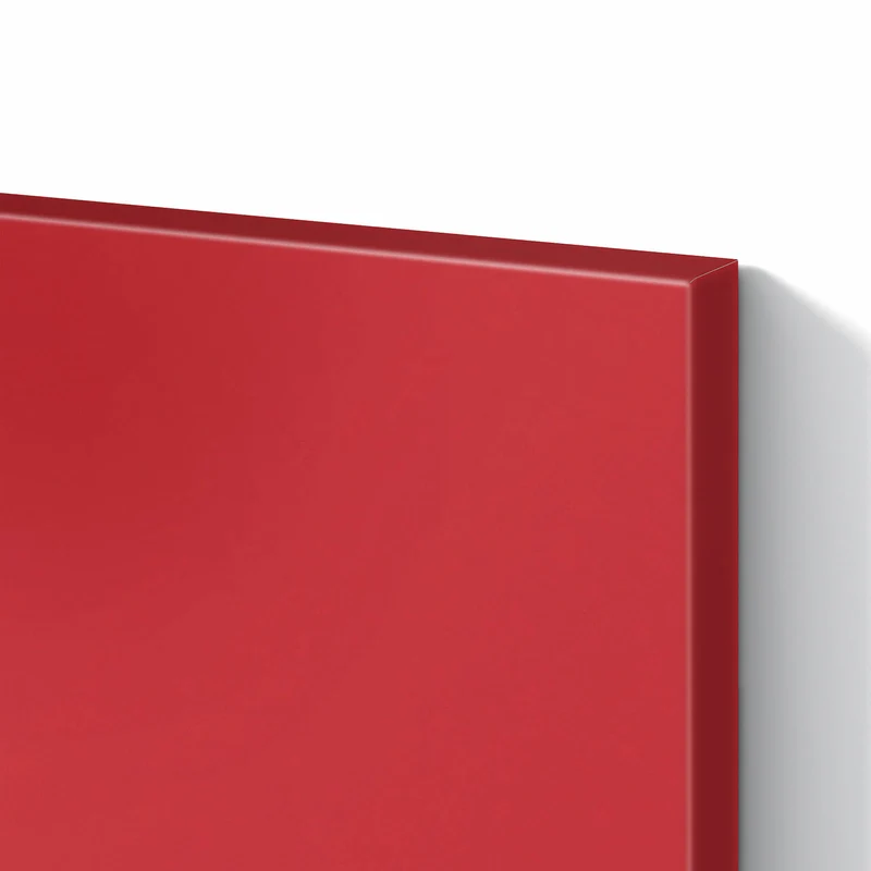 Metall Magnettafel - Kirschrot
