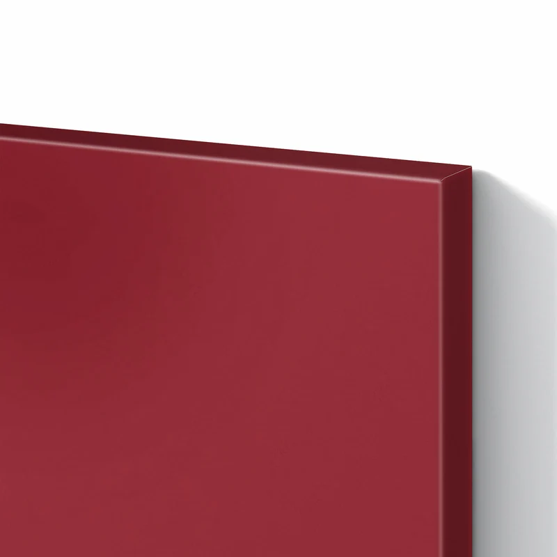 Metall Magnettafel - Burgunderrot