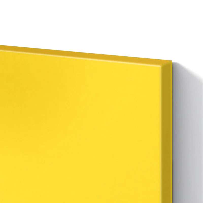 Metall Magnettafel - Goldgelb