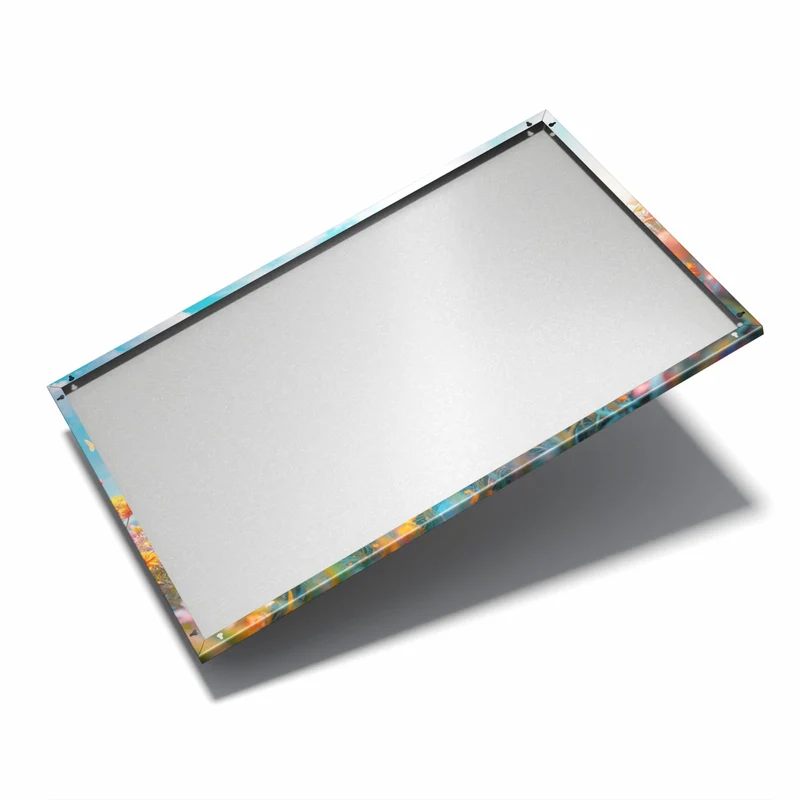 Metall Magnettafel - Blütenwiese am Meer