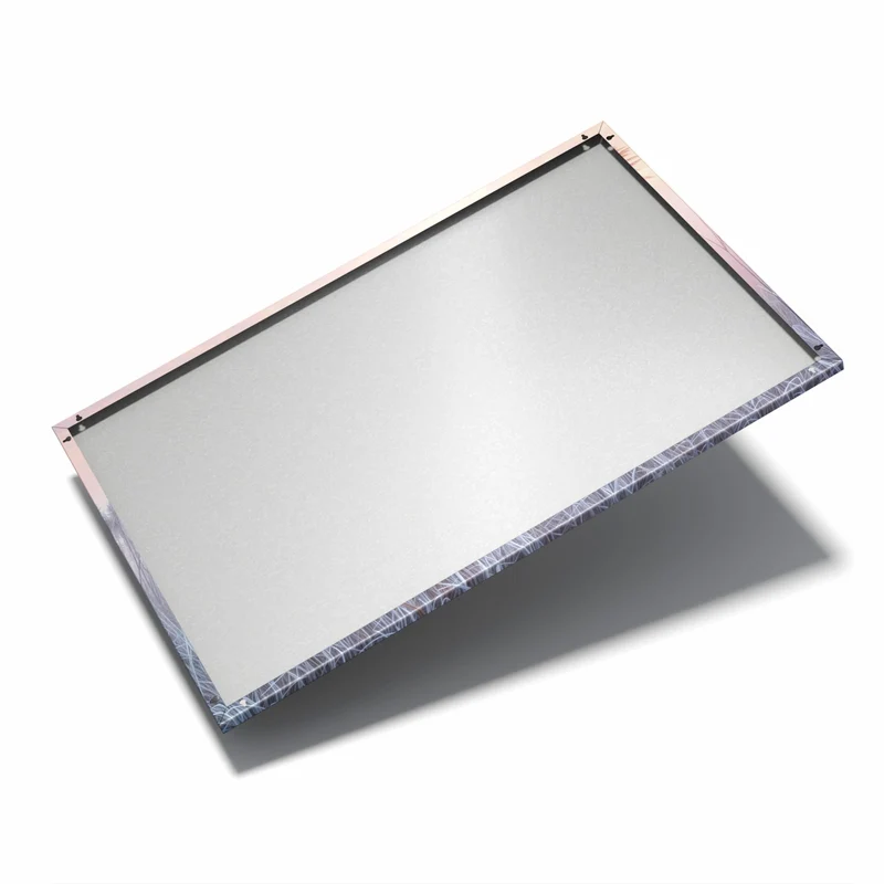 Metall Magnettafel - Schilf im Morgenrot