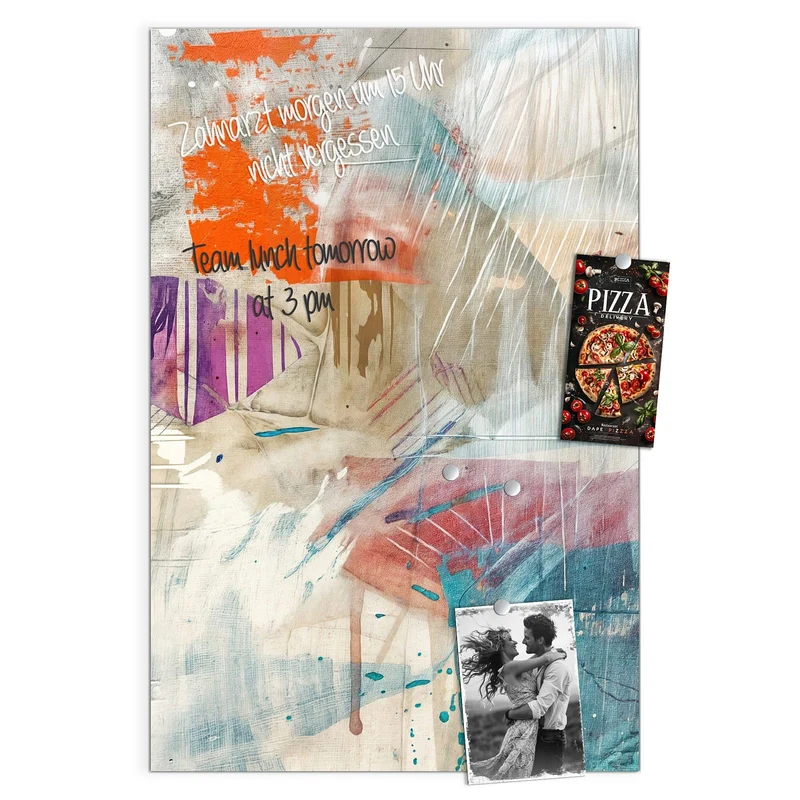 Glas Magnettafel - Moderne Abstraktion
