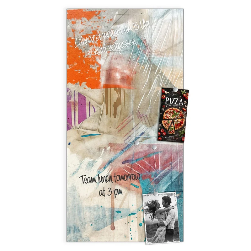 Glas Magnettafel - Moderne Abstraktion