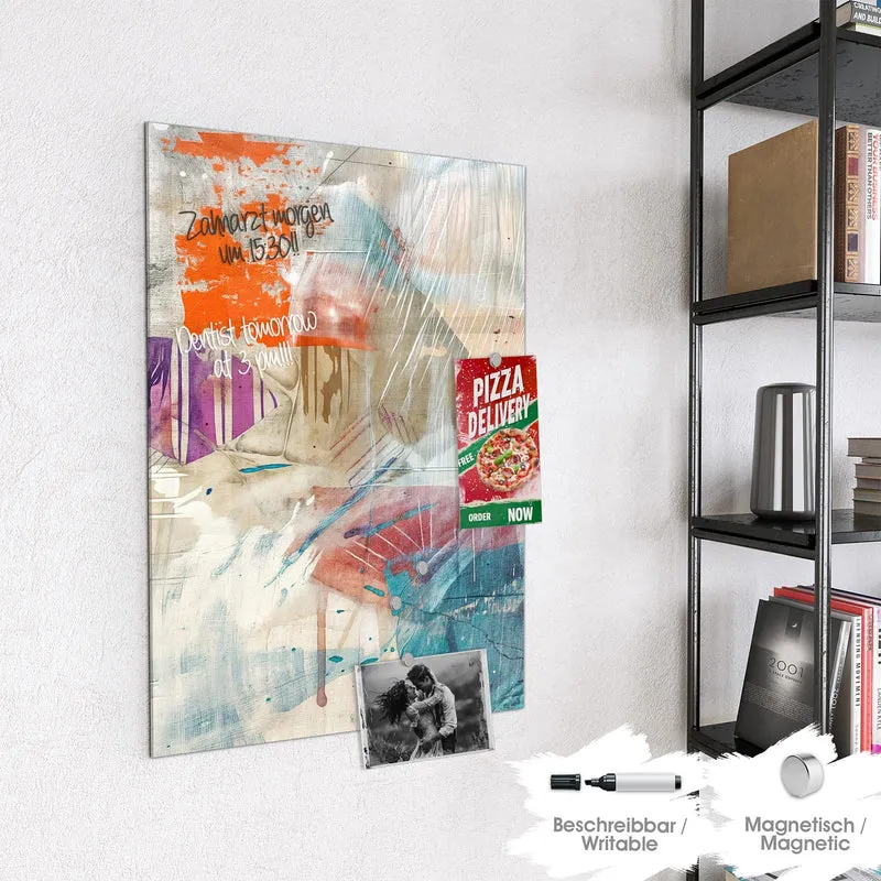 Glas Magnettafel - Moderne Abstraktion
