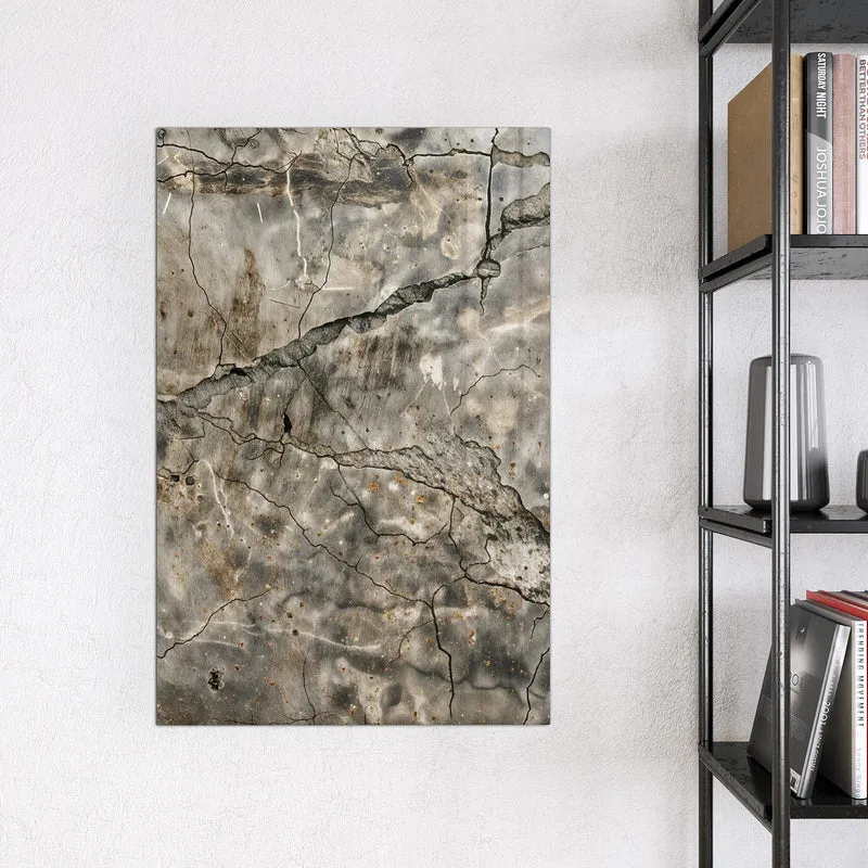 Glas Magnettafel - Tiefe Risse im Stein