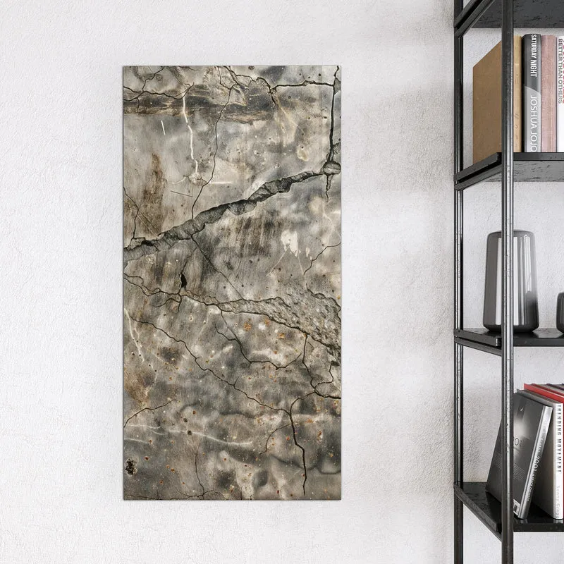 Glas Magnettafel - Tiefe Risse im Stein