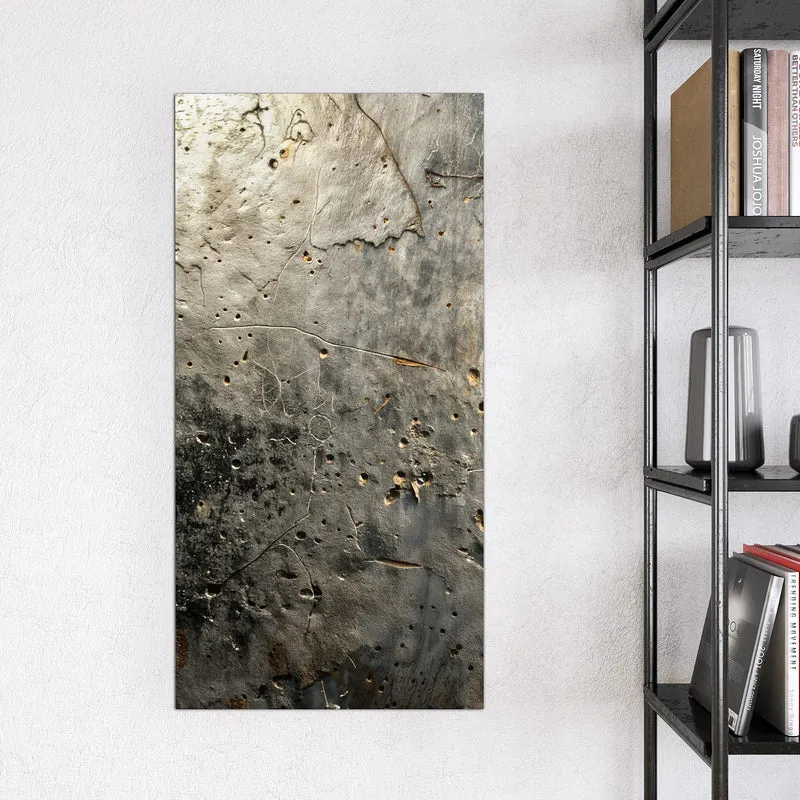 Glas Magnettafel - Zerfressenes Metall