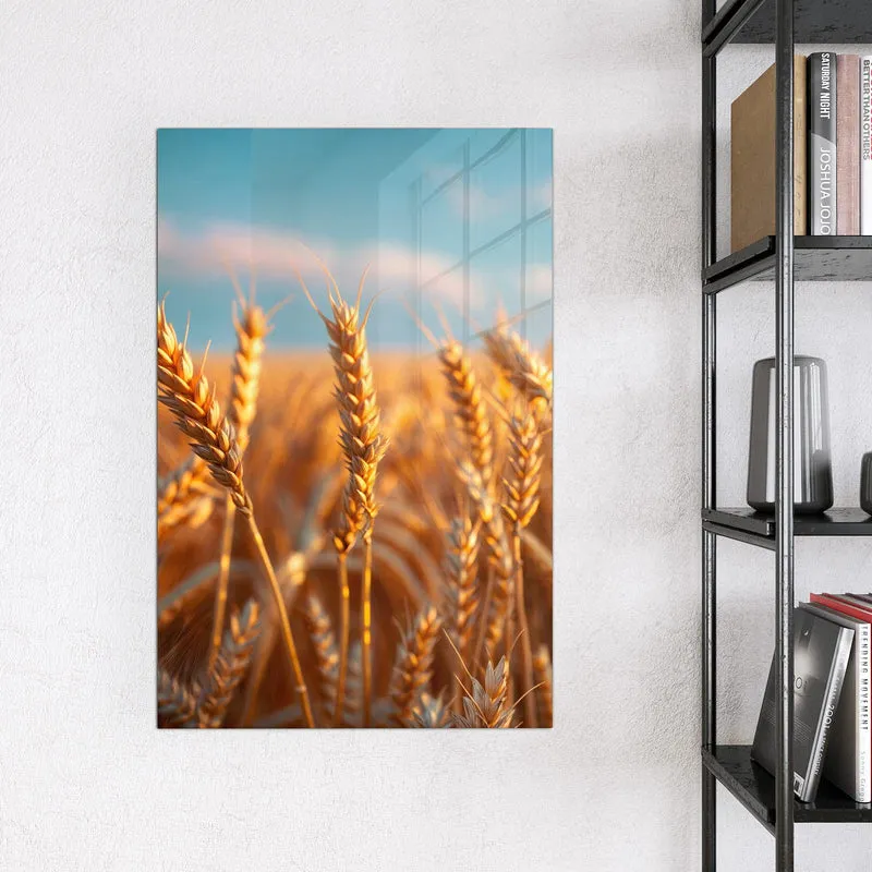 Glas Magnettafel - Reifer Weizen