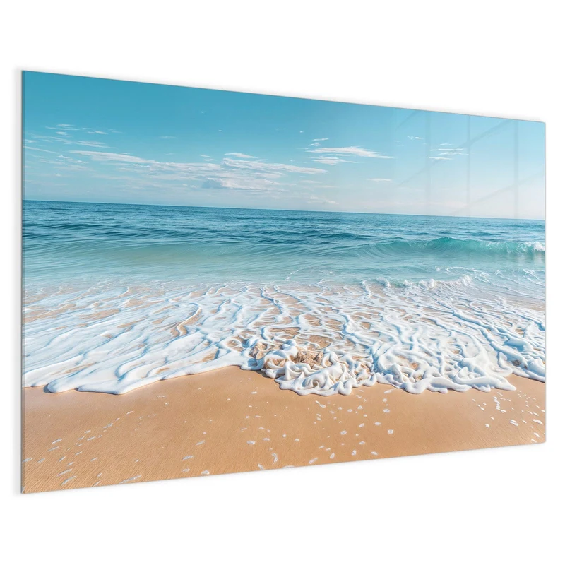 Glas Magnettafel - Auslaufende Welle