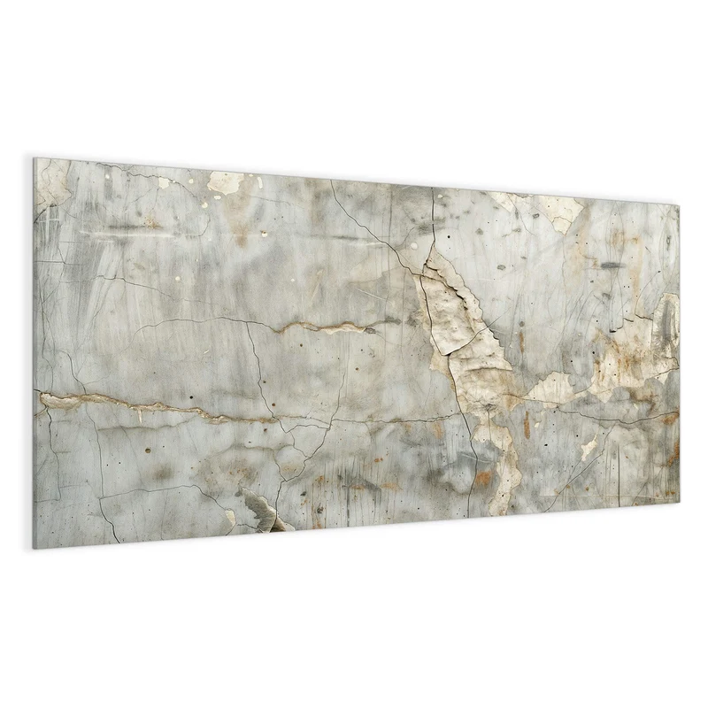 Glas Magnettafel - Abgeplatzter Putz